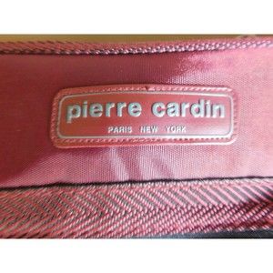 Pierre Cardin Hanging Garment Suit Bag Luggage Maroon Burgundy 22" x 39"